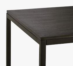 Duke Rectangular Metal Side Table (28")