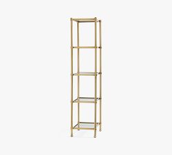Everson Narrow Metal Bookcase (21")
