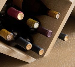 Modern Farmhouse 102&quot; Wine Storage with Cabinets