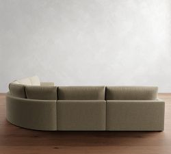 Westwood Slim Arm 5-Piece Curved Wedge Sectional (148")