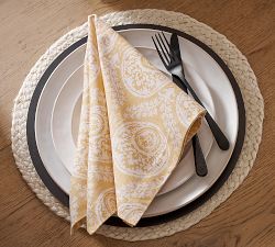 Pottery Barn Lena Medallion Napkins