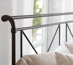 Loleta Iron Sleigh Bed