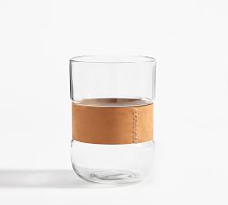 Saddle Faux Leather Hurricane Candle Holder