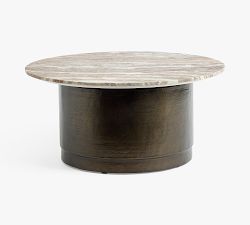 Solana Round Marble Coffee Table (36&quot;)