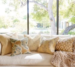 Stellan Ikat Printed Lumbar Pillow