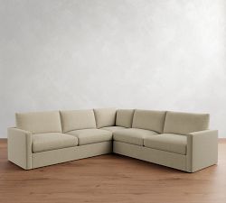 Westwood Slim Arm 3-Piece L-Shaped Sectional (118")