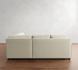 Cameron Modern Square Arm 3-Piece L-Shaped Wedge Sectional (104")