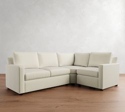 Cameron Modern Square Arm 3-Piece Wedge Sectional (104")