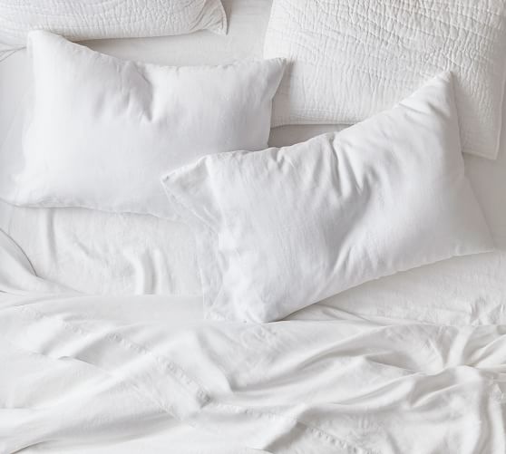 Belgian Flax Linen Hemstitch Sheet Set