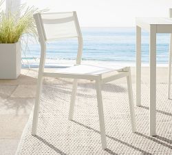 Fiji Metal &amp; Mesh Stackable Outdoor Dining &amp; Armchairs