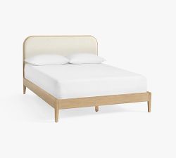 Layton Upholstered Rounded Ledge Bed