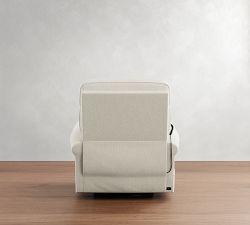 PB Comfort Roll Arm Deluxe Power Swivel Glider Recliner with Massage and Heat