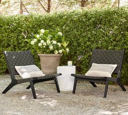 Pomona Concrete Round Outdoor Side Table (18&quot;)