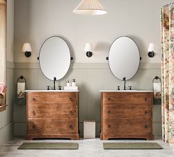 Baylor Round Pleated Shade Flush Mount (16")