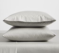 Italian Percale 200-Thread-Count Percale Pillowcases - Set of 2