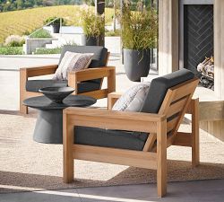 Malibu Teak Grand Outdoor Lounge Chair