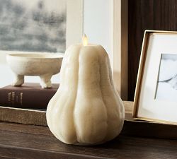 Premium Flickering Flameless Wax Pumpkin Candle