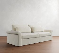 Westwood Roll Arm Deep Seat Slipcovered Sofa (71&quot;-131&quot;)