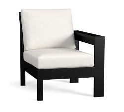 Pottery Barn Malibu Metal Sectional Outdoor Armless Chair Frame - Thumbnail 5