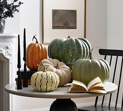 Faux Pumpkins &amp; Gourds