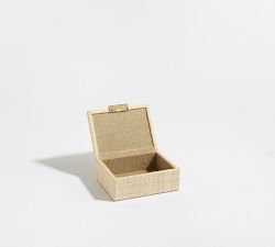 Raffia Jewelry Box