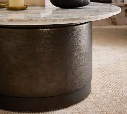 Solana Round Marble Coffee Table (36&quot;)