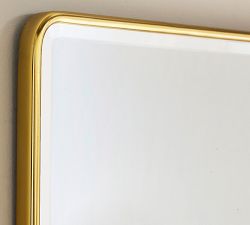 Vintage Rounded Tall Rectangular Mirror