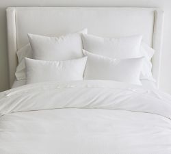 Wright Textured Organic Duvet Cover