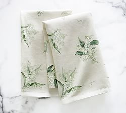 Monique Lhuillier Lily of the Valley Hand Towels - Set of 2