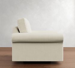 PB Comfort Modern Roll Arm Swivel Chair