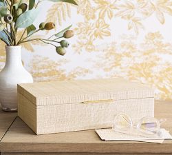 Raffia Jewelry Box