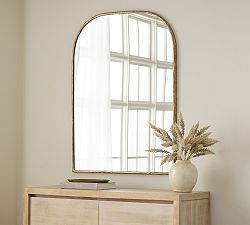 Open Box: Bodhi Mantel Arch Mirror, 48" x 36" - Brass