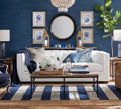 Chesterfield Square Arm Sofa (69"&ndash;94")