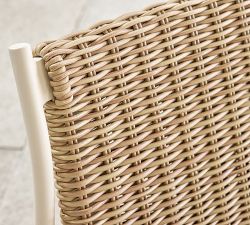 Huntington Wicker &amp; Metal Outdoor Dining Side &amp; Armchair