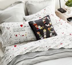 Peanuts™ Love Organic Percale Sheet Set