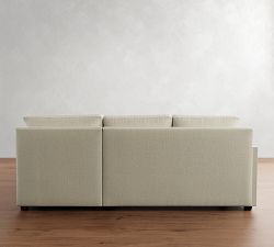 Cameron Modern Square Arm 3-Piece Bumper Sectional (99")