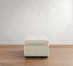 Cameron Modern Square Arm Ottoman and a Half