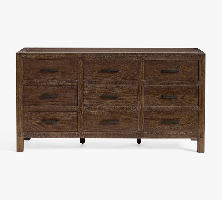 Linwood 9-Drawer Dresser, Tahoe Brown | Pottery Barn