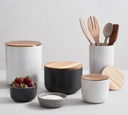 Mason Stoneware Salt &amp; Pepper Pinch Bowls - Set of 2