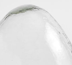 Recycled Hammered Glass Eggs