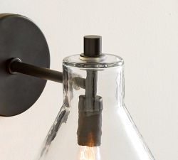 Bridget Petite Recycled Glass Flared Sconce (10")