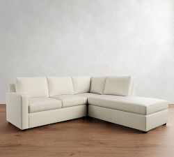 Cameron Modern Square Arm 3-Piece Bumper Sectional (99")