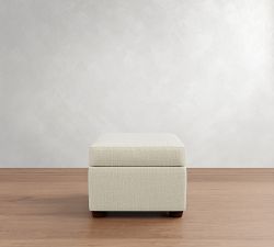 Cameron Modern Square Arm Storage Ottoman