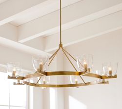 Chamberlin Metal Round Chandelier (50")