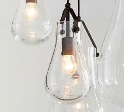 Drayton Recycled Glass 8-Light Chandelier (41")