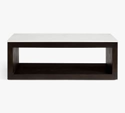 Folsom Rectangular Marble Coffee Table (53")