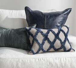 Gaona Leather Pillow Cover
