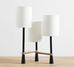 Leland Metal 3-Light Table Lamp (15")