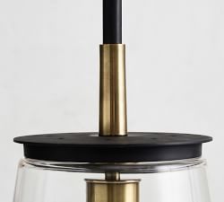 Reese Flared Glass Pendant (10")