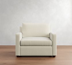 Cameron Modern Square Arm Chair and a Half